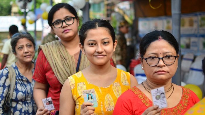 Lok Sabha polls: Himachal records highest voter turnout at 14.35 per cent till 9 am (Credit: @CEOWestBengal on Twitter)