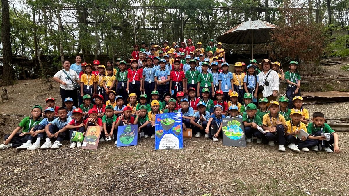 Nagaland students embark on educational tour of Mini Zoo in Kohima Nagaland students embark on educational tour of Mini Zoo in Kohima