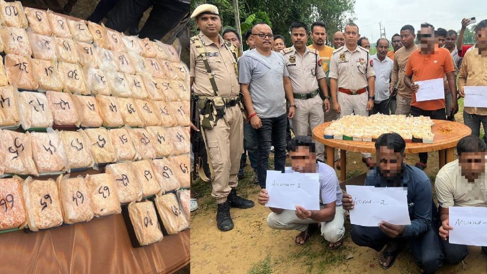Manipur police destroy massive cache of narcotics in Imphal West Manipur police destroy massive cache of narcotics in Imphal West