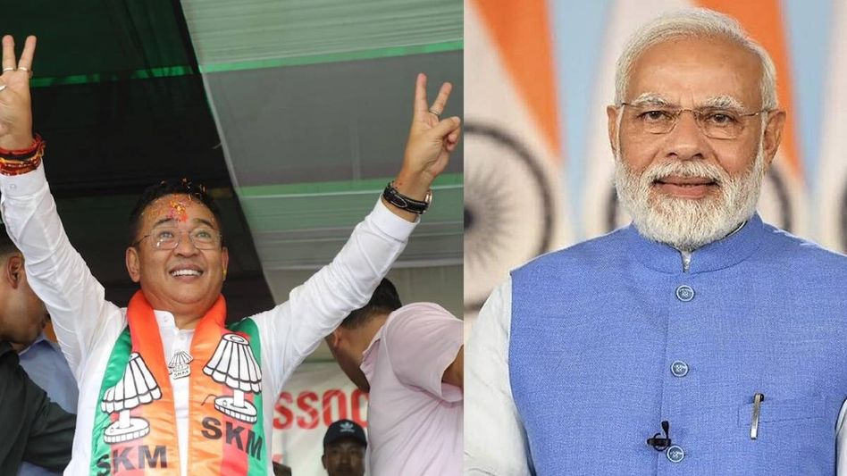 Sikkim CM responds to PM's congratulatory message after election victory, says collaboration key to state's progress Sikkim CM responds to PM's congratulatory message after election victory, says collaboration key to state's progress