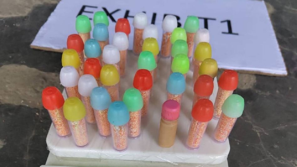 Assam: 37 drug containers worth lakh seized in Kaliabor, one arrested Assam: 37 drug containers worth lakh seized in Kaliabor, one arrested