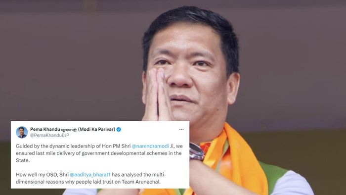 Arunachal CM lauds former aide's analysis of BJP's poll win