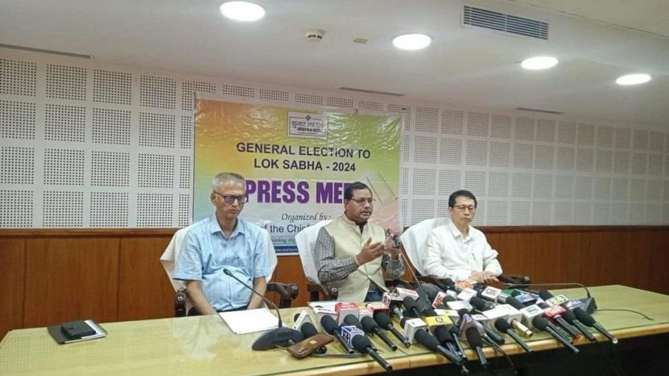 All preparations completed for counting in 2 LS constituencies in Tripura: CEO All preparations completed for counting in 2 LS constituencies in Tripura: CEO