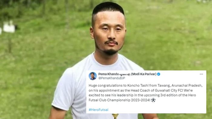 Arunachal's Koncho Tashi named head coach of Guwahati City FC