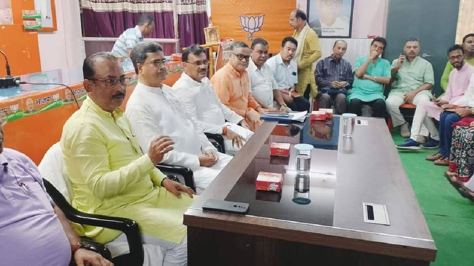 Tripura BJP holds meeting ahead of LS polls counting, directs workers to refrain from violence Tripura BJP holds meeting ahead of LS polls counting, directs workers to refrain from violence