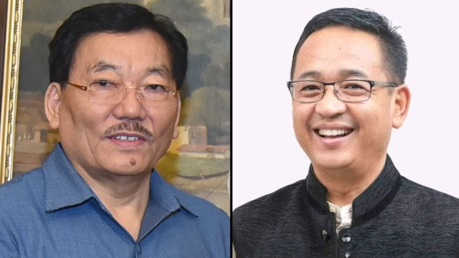 Sikkim Democratic Front Party chief congratulates CM Tamang for party's win Sikkim Democratic Front Party chief congratulates CM Tamang for party's win