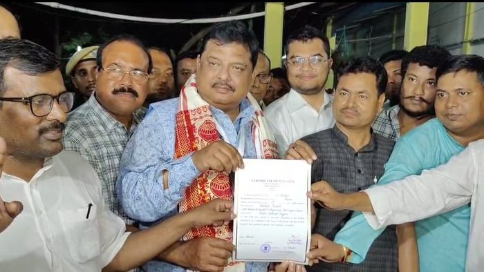 Rakibul Hussain wins with 10,12,476 votes