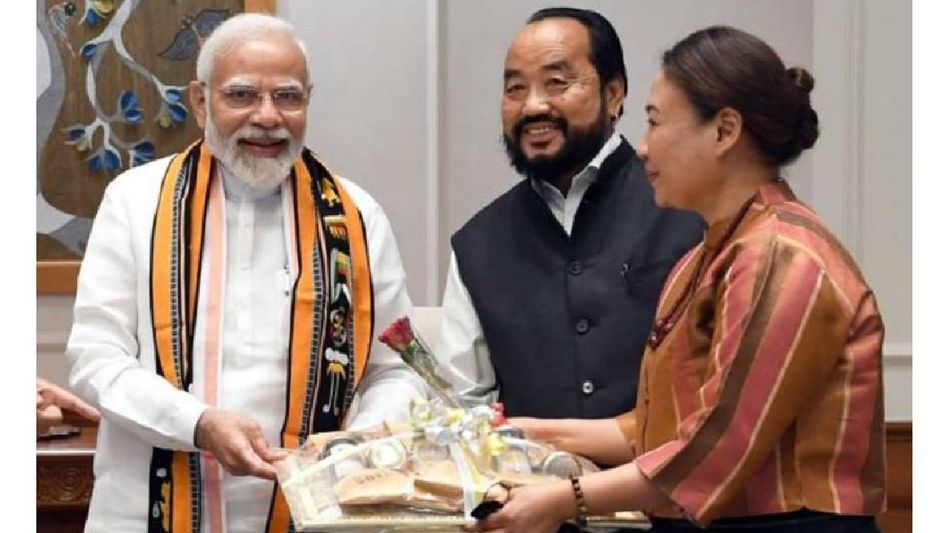 Nagaland MP S Phangnon Konyak praises PM Modi for development in Northeast Nagaland MP S Phangnon Konyak praises PM Modi for development in Northeast