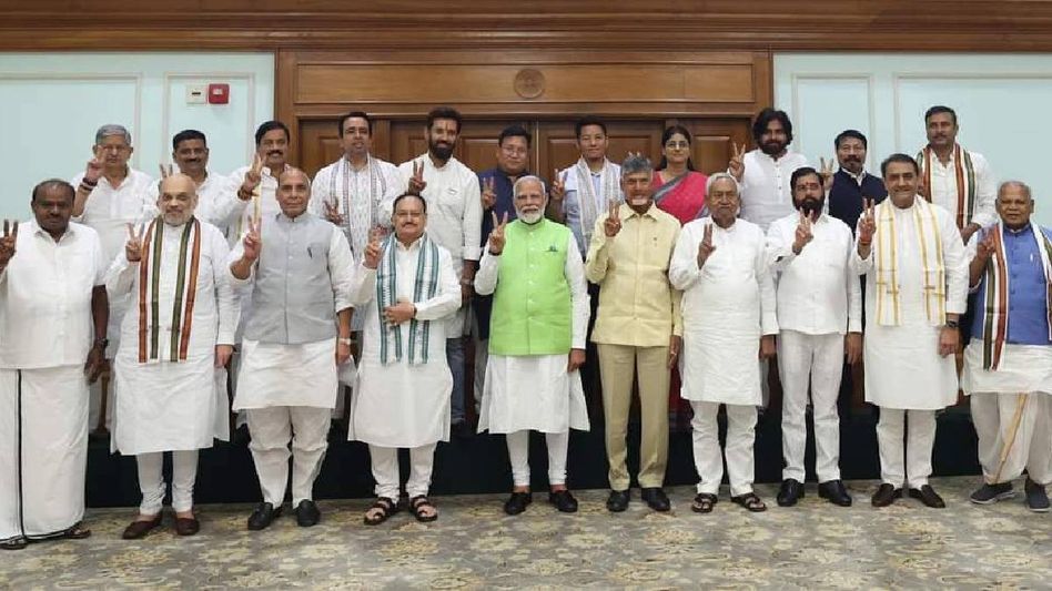 Sikkim Krantikari Morcha MP Indra Hang attends NDA meeting, extends party's support Sikkim Krantikari Morcha MP Indra Hang attends NDA meeting, extends party's support