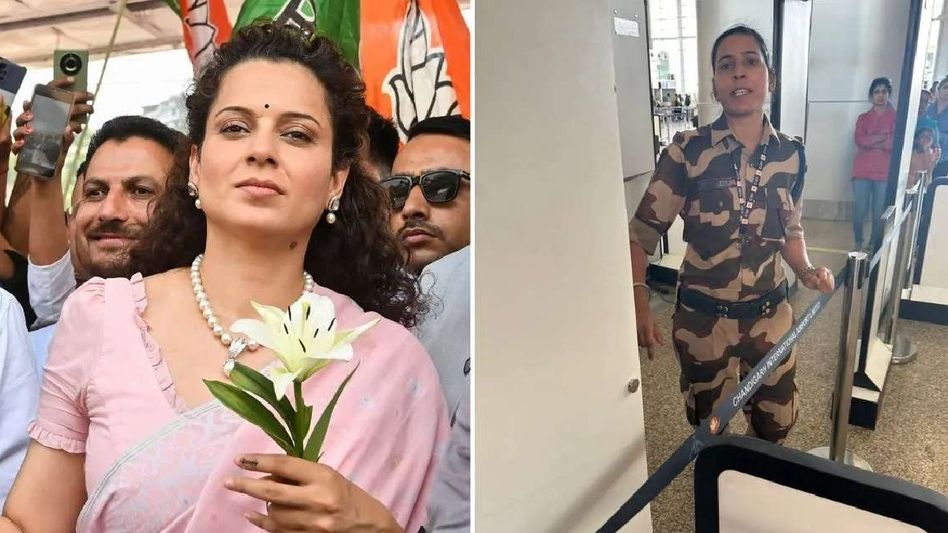 CISF suspends woman constable for slapping BJP leader and actor Kangana Ranaut at Chandigarh Airport CISF suspends woman constable for slapping BJP leader and actor Kangana Ranaut at Chandigarh Airport