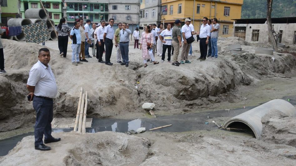 Sikkim Disaster Management Authority conducts pre-monsoon inspection in IBM Rangpo Sikkim Disaster Management Authority conducts pre-monsoon inspection in IBM Rangpo