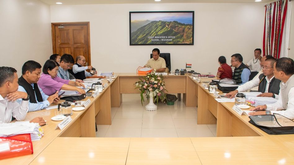 Mizoram Cabinet approves key policy drafts, aim to regularize central scheme employees Mizoram Cabinet approves key policy drafts, aim to regularize central scheme employees