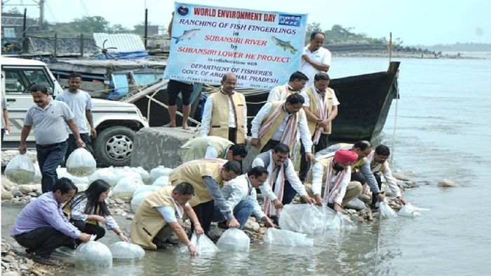 MoA signed between Arunachal Fisheries Department and NHPC Ltd.