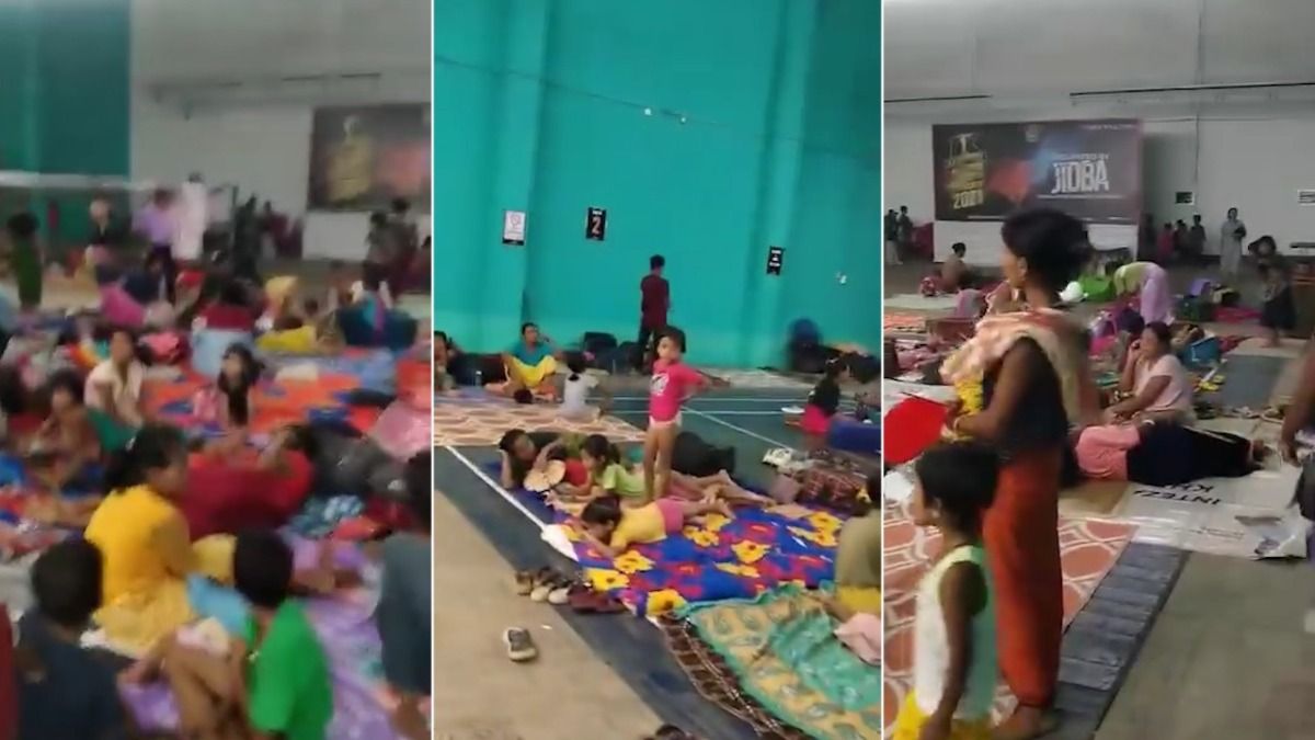 Manipur: Over 200 people move to relief camp in Jiribam district Manipur: Over 200 people move to relief camp in Jiribam district