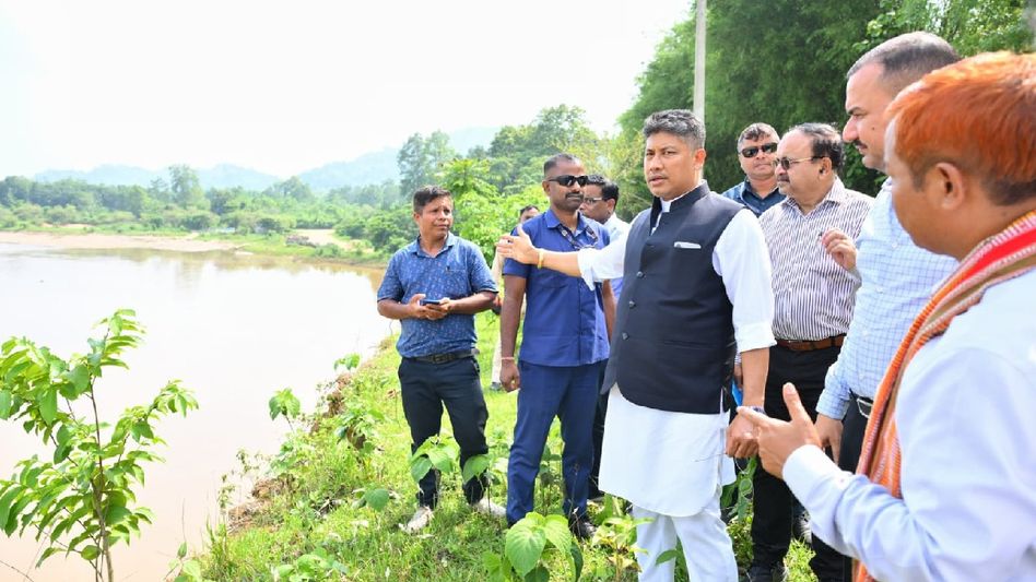 Assam Minister Pijush Hazarika vows immediate action on Boko River erosion Assam Minister Pijush Hazarika vows immediate action on Boko River erosion