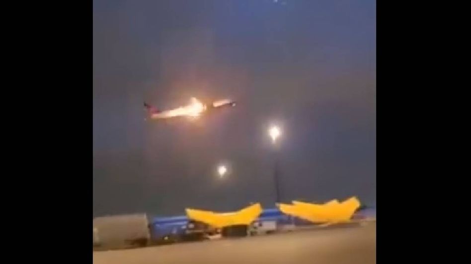 Air Canada plane catches fire after takeoff, no casualties reported Air Canada plane catches fire after takeoff, no casualties reported