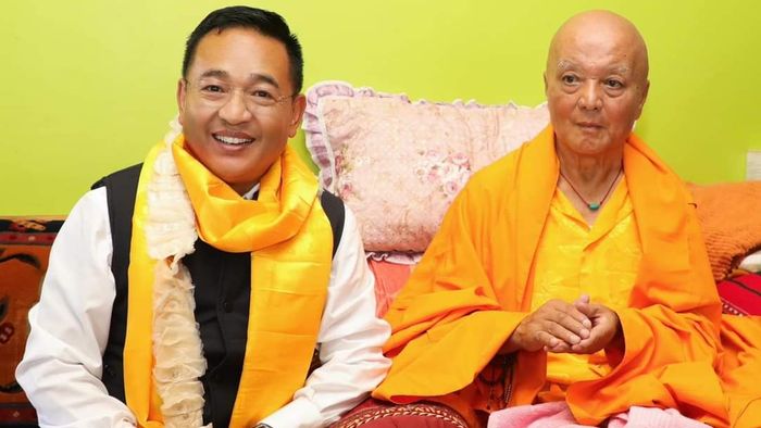 Sikkim CM Sends Warm Birthday Wishes to Gurung Tulku Nima Hoisher Rinpoche