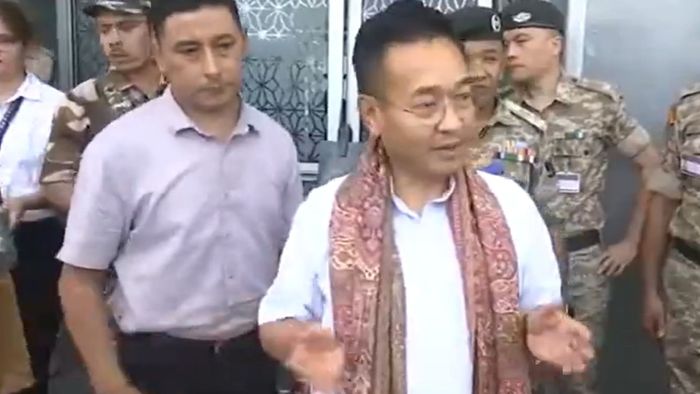 Sikkim CM-designate Prem Singh Tamang reaches Delhi for Modi's swearing-in ceremony
