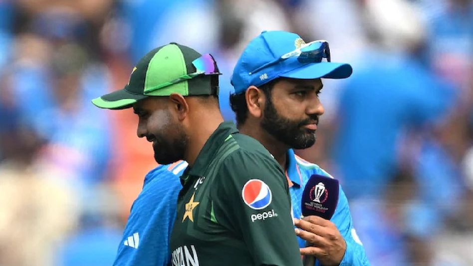 Early jolts for India as Kohli, Sharma fall in rain-hit T20 match against Pakistan Early jolts for India as Kohli, Sharma fall in rain-hit T20 match against Pakistan