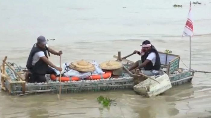 Gogoi's 10-Day Plastic Boat Expedition Highlights Plastic Pollution