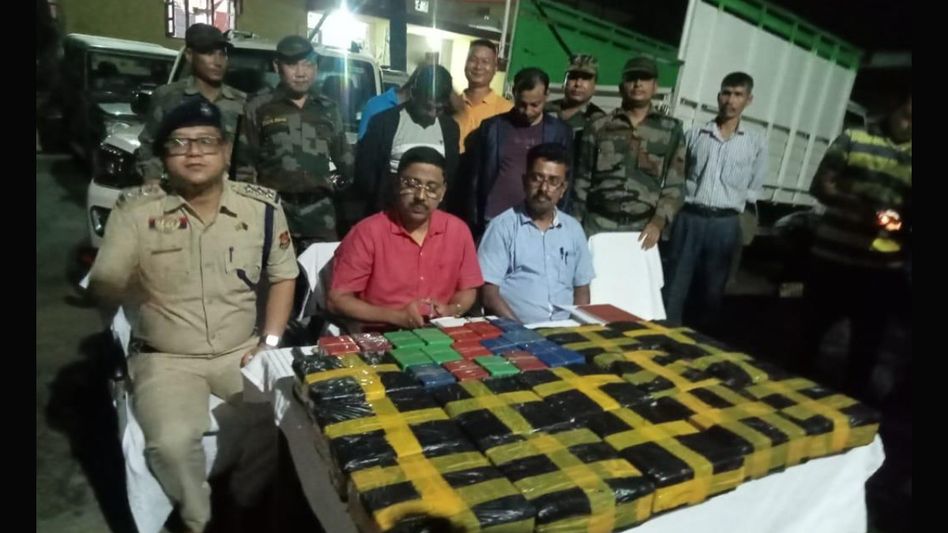 Tripura Police seizes heroin worth Rs 25 crore, 2 arrested  Tripura Police seizes heroin worth Rs 25 crore, 2 arrested
