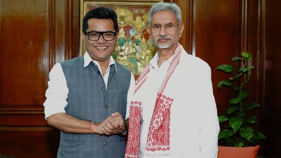 Jaishankar welcomes Assam MP Pabitra Margherita to Team MEA Jaishankar welcomes Assam MP Pabitra Margherita to Team MEA