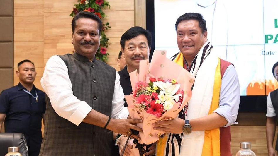 Pema Khandu to take oath as Arunachal Chief Minister for third term tomorrow Pema Khandu to take oath as Arunachal Chief Minister for third term tomorrow