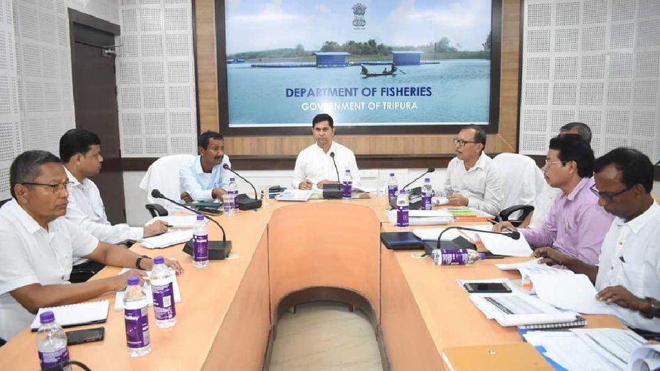 Tripura identifies new sites to expand fish production capabilities: Minister Sudhangshu Das Tripura identifies new sites to expand fish production capabilities: Minister Sudhangshu Das