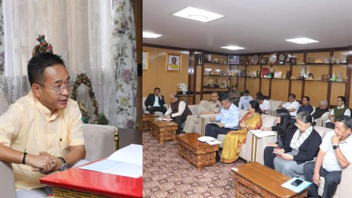Sikkim CM chairs high-level meeting to address state calamity