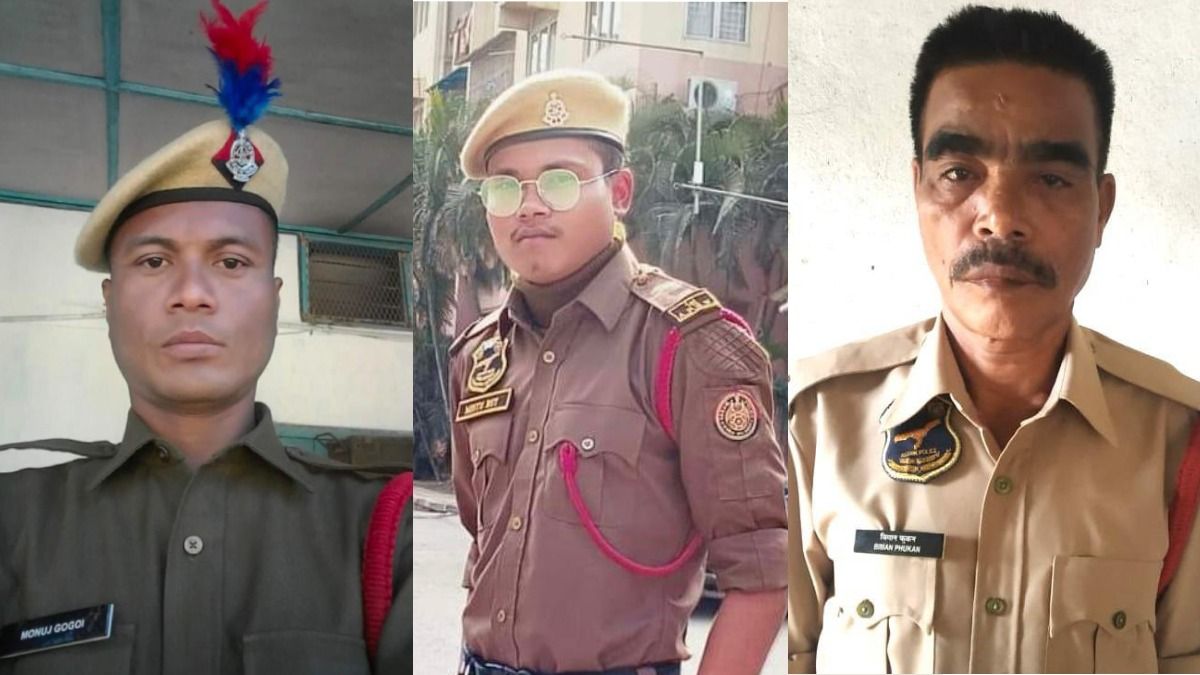 Assam cops who lost their lives in Lok Sabha polls posthumously awarded gold medals Assam cops who lost their lives in Lok Sabha polls posthumously awarded gold medals