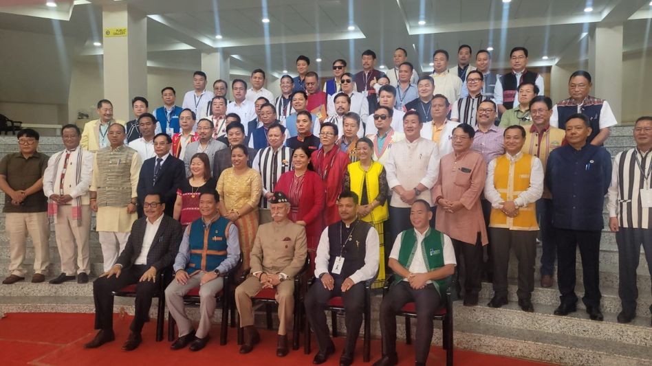 Arunachal: Newly inducted ministers and MLAs welcomes Governor at Legislative Assembly Arunachal: Newly inducted ministers and MLAs welcomes Governor at Legislative Assembly
