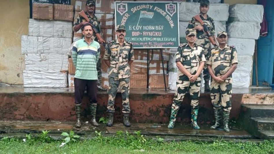 Manipur police destroy massive cache of narcotics in Imphal West Manipur police destroy massive cache of narcotics in Imphal West
