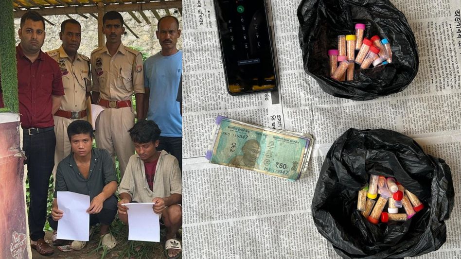 Assam Police seizes over 35 grams of heroin, two arrested Assam Police seizes over 35 grams of heroin, two arrested