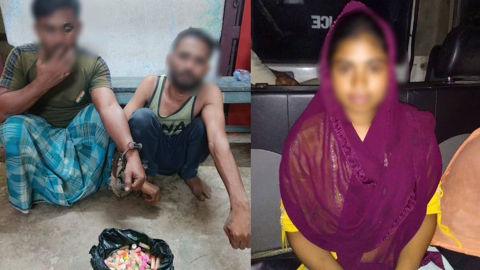 Assam police recover 77 containers filled with suspected heroin in Morigaon, 3 arrested Assam police recover 77 containers filled with suspected heroin in Morigaon, 3 arrested
