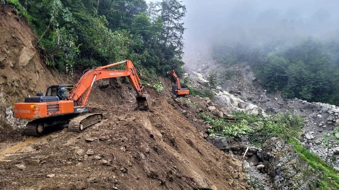 BRO undertakes massive restoration work in rain-hit North Sikkim