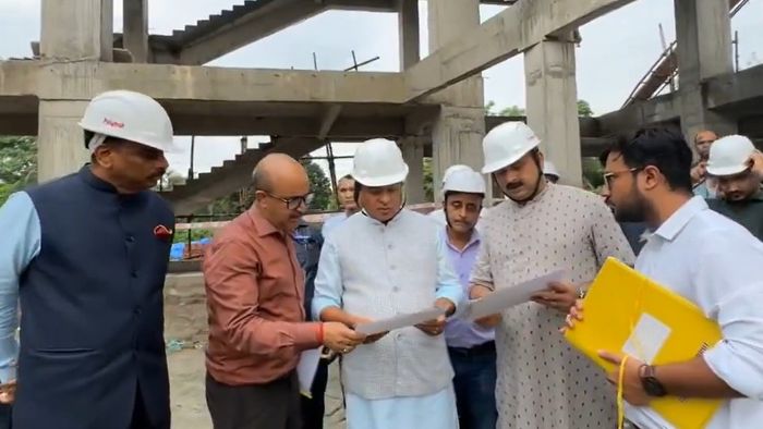Himanta Biswa Sarma inspects several ongoing infrastructure projects in Guwahati