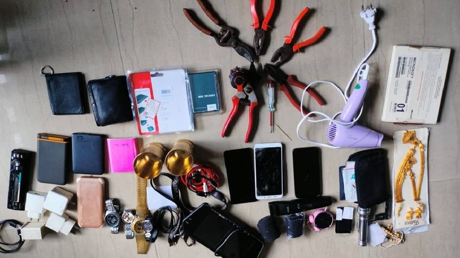 Assam Police arrests 1 in robbery case; watches, phones, electronic items seized Assam Police arrests 1 in robbery case; watches, phones, electronic items seized
