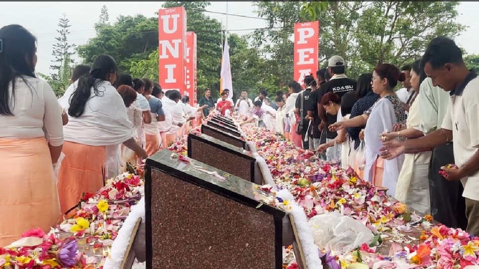 Manipur observes Great June Uprising Unity Day in Imphal amidst ongoing conflict Manipur observes Great June Uprising Unity Day in Imphal amidst ongoing conflict
