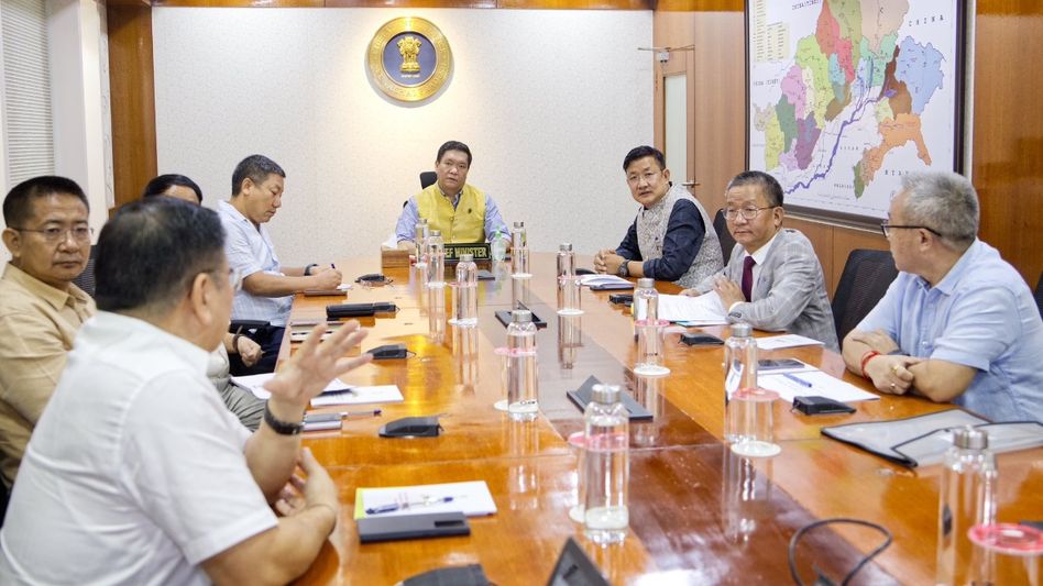 Pema Khandu chairs meeting for monsoon preparedness in Arunachal Pema Khandu chairs meeting for monsoon preparedness in Arunachal