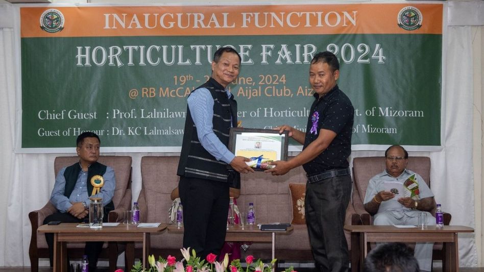 Mizoram minister opens Horticulture Fair 2024, awards top farmers Mizoram minister opens Horticulture Fair 2024, awards top farmers