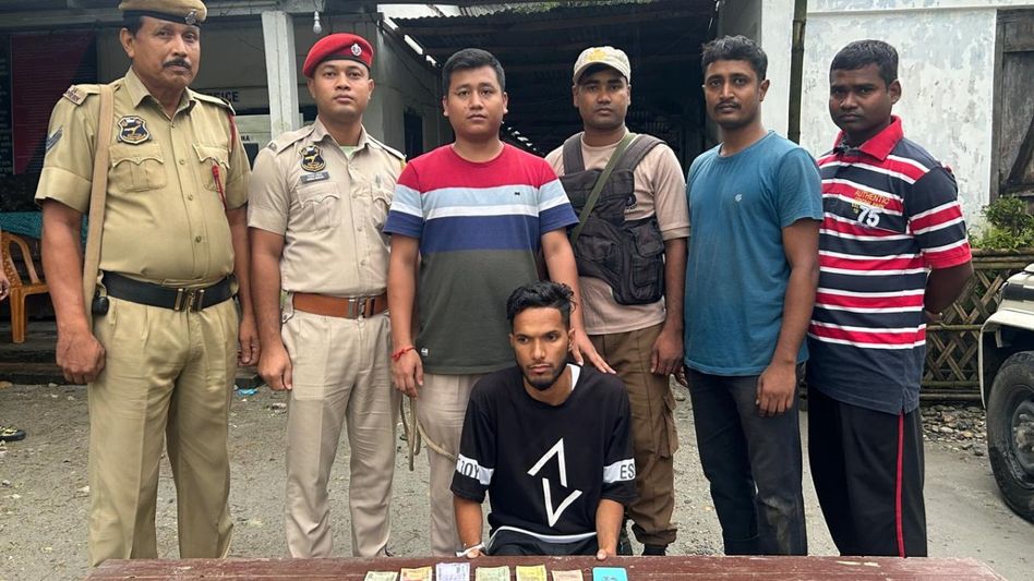 Assam Police arrests gambler in Baksa, seizes Rs 4,600 cash Assam Police arrests gambler in Baksa, seizes Rs 4,600 cash