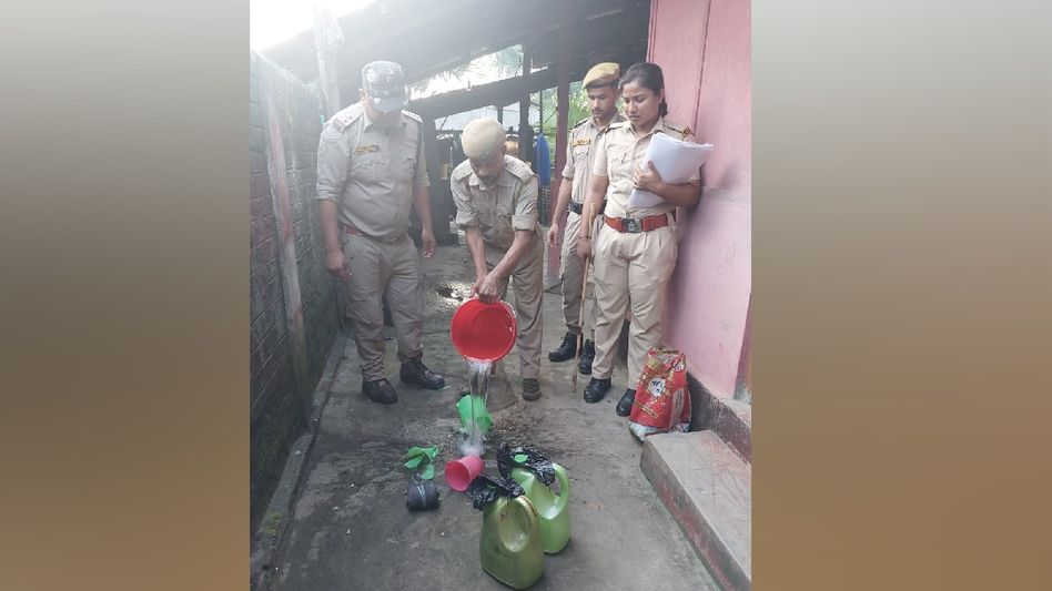 Excise raid in Assam's Margherita leads to seizure and destruction of illicit liquor Excise raid in Assam's Margherita leads to seizure and destruction of illicit liquor