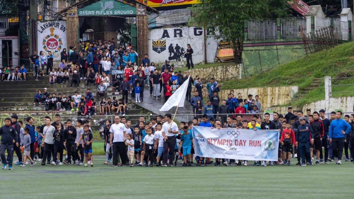 Mizoram minister urges youth participation in International Olympic Day Run in Aizawl Mizoram minister urges youth participation in International Olympic Day Run in Aizawl