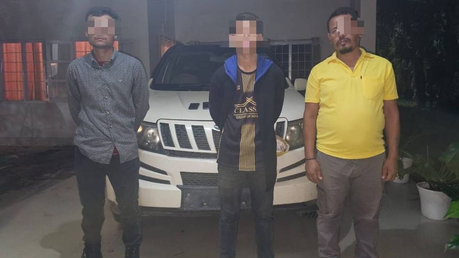 Manipur Police arrest 3 active KCP cadres for extortion activites Manipur Police arrest 3 active KCP cadres for extortion activites