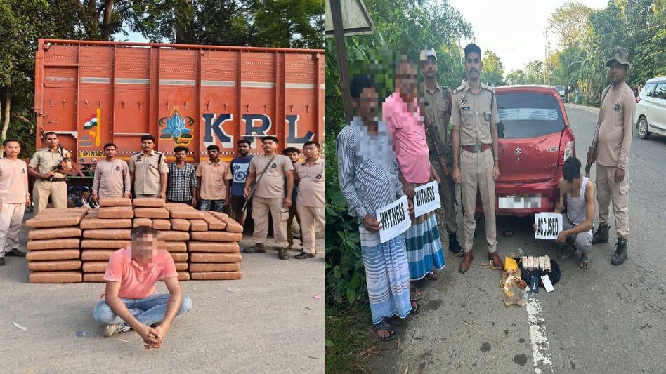 Assam: Drugs worth Rs 8.5 crore seized during anti-narcotic operations in Karimganj district Assam: Drugs worth Rs 8.5 crore seized during anti-narcotic operations in Karimganj district