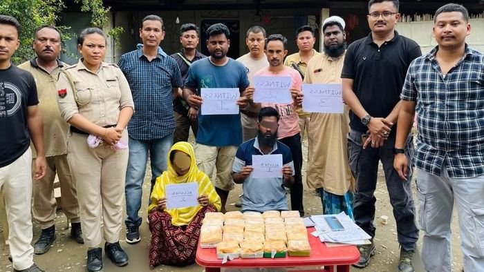 Uriamghat police seized 269.94 grams of heroin from Dayalpur No. 3