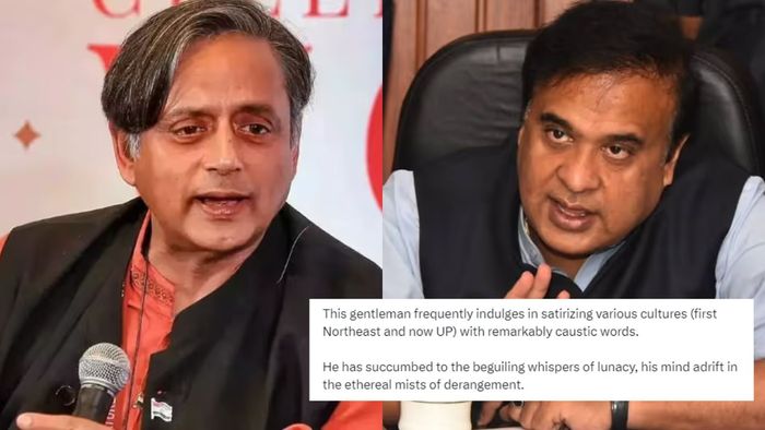 Himanta Biswa Sarma slams Shashi Tharoor over social media post mocking UP exam