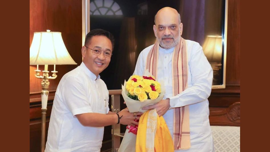 Sikkim CM Prem SIngh Tamang thanks Amit Shah for flood relief, seeks continued support Sikkim CM Prem SIngh Tamang thanks Amit Shah for flood relief, seeks continued support