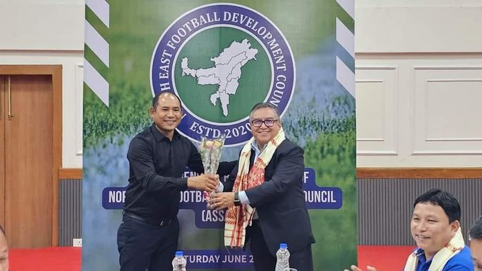 Sikkim's Menla Ethenpa elected as senior Vice President of Northeast Football Development Council