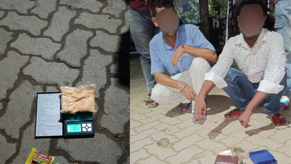 Assam police seize heroin, arrest two suspects in Nagaon Assam police seize heroin, arrest two suspects in Nagaon